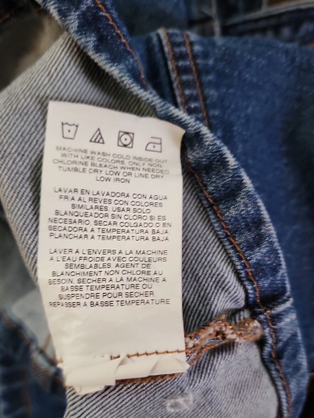 Denim Crop Bustier Top - Blue NWT - Picture 7 of 9